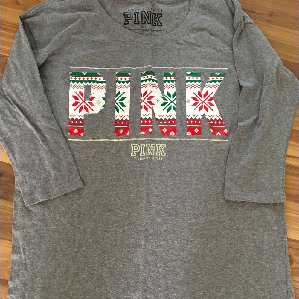 VS Pink sleep shirt medium